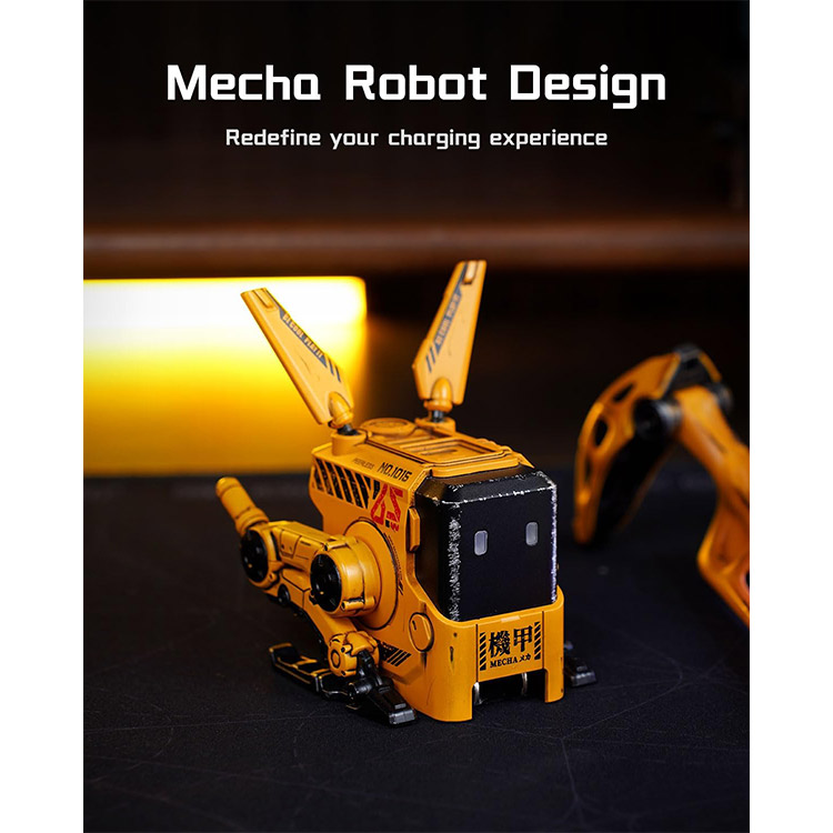 خرید شارژر GravaStar Alpha65 - دارای دو شاخه و سه شاخه - نسخه War Damaged Yellow